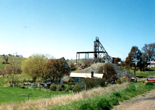 An old mine just outside Broken Hill, in the west of NSW