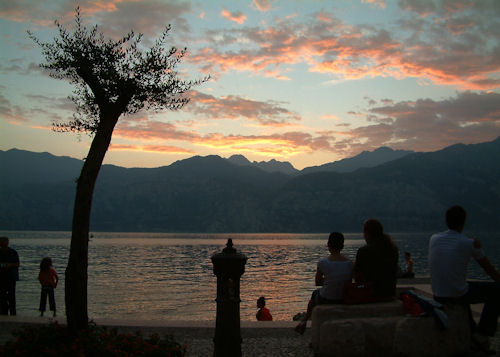 Sunset at Malcesine