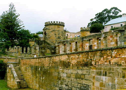 Port Arthur, where the early convicts were jailed