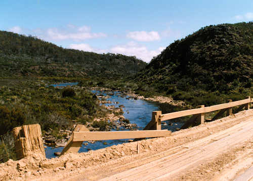 Bridge on the Great Lakes Road, Tasmania